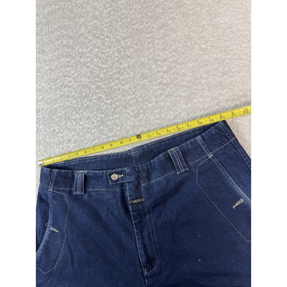 Marithe Francois Girbaud Pants Mens 40 Denim Carpenter Utility Cargo Workwear - Picture 6 of 11